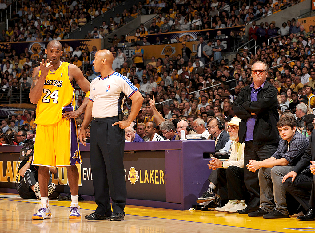 Jack Nicholson, Kobe Bryant, Lakers